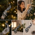 thumbnail image 6 of YuanGuangQ Christmas Acrylic Snowflake Ornament, Transparent Crystal Sequins Hanging Decoration, Holiday Party Home Window Decor for Christmas Tree Indoor Shelf, 6 of 6