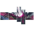 thumbnail image 5 of Design Art Modern World Abstract Canvas Print, 5 Pieces, 60" x 32", 5 of 5