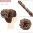 thumbnail image 2 of Chouchous Chignon Cheveux Riches Choix Chouchous Cheveux 100 % Humains Extensions Chignon 32g Enveloppant Beigne Ébouriffé Chignon pour Femmes Filles, 2 of 7