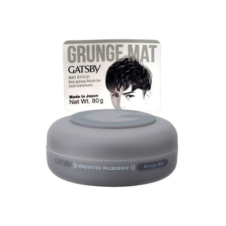 Gatsby Leather Moving Rubber, Grunge Mat, 80g (Best Gatsby Moving Rubber)