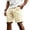 Yellow, variant on Mens Vacation Dedicated Striped Casual Shorts Loose Comfort Cutting Integral Vertical Stripe Design Elastic Waistband Everyday Walking Relaxed Short Pants Green S