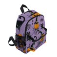 thumbnail image 2 of FORMRS School Backpack with Front Zippered Pocket 12" Student Travel Daypack, Halloween Pumpkin, 2 of 6
