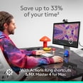 thumbnail image 3 of Logitech MX Master 4 Mac Bluetooth Mouse White Silver, 3 of 9