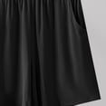 thumbnail image 5 of Ailaofu Womens Solid Color Lounge Shorts Elastic Waist Casual Sleep Shorts with Pockets Soft Comfy Shorts for Women, 5 of 5