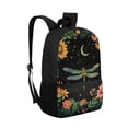 thumbnail image 2 of KUIFORTI Floral Dragonfly Backpack For Middle School Girls Moon Large Shoulder Backpack for Kids Boys 10-12 Years Old Elementary School Bookbag Zipper, 2 of 6