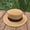 Curry Flat Top Straw Hat 5CM Brim Black Ribbon, variant on Women’s Wide Brim Straw Boater Hat, Classic Summer Beach Sun Hat-Beige Flat Top Straw Hat 5CM Brim Black Ribbon