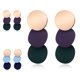 thumbnail image 5 of Guardurnaity Pendientes redondos irregulares elegantes para mujer, aretes geométricos brillantes de aleación de Zinc, regalo de joyería Ropa, zapatos y accesorios Miscelánea, 5 of 6