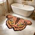 thumbnail image 5 of AuroraX Pink Bathroom Rugs Non Slip Absorbent,Single Butterflies Washable Quick Drying Small Shower Rugs for Bathroom Shower Mats for Inside Shower, 5 of 6