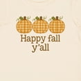 thumbnail image 4 of Inktastic Happy Fall Y'all Plaid Pumpkins Autumn Boys or Girls Baby T-Shirt, 4 of 5