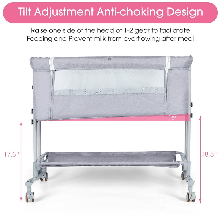 TEIJIN SLEEP OPTIMIZER™ 3 in 1 BED Babyeap Baby Bassinet Bedside Sleeper Bassinet For 0-5