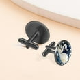 thumbnail image 6 of Swan Stainless Steel Men's Cufflinks for Shrit - Formal Dress Shirt Cuff Links - Appropriate for Black Tie Events, 6 of 6