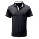 thumbnail image 3 of Gibobby Playera Polo Hombre Polo de piqué de algodón sólido de Manga Corta para Hombre(Negro,G), 3 of 4