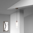 thumbnail image 3 of Dainolite Single Pendant Clear Frosted Glass - Clear Frosted Glass, 3 of 4