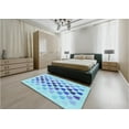 thumbnail image 4 of Ahgly Company Indoor Rectangle Patterned Butterfly Blue Area Rugs, 7' x 10', 4 of 6