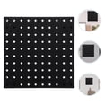 thumbnail image 4 of 1Pcs Black Abs Square Pegboard Panel Wall Organizer for Kitchen Garage Storage Solution 9.63X9.63X0.59in, 4 of 8