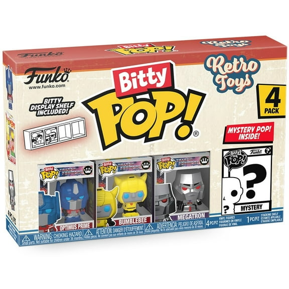 FUNKO Bitty POP!: Retro Toys - Transformers 4-Pack
