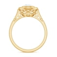 thumbnail image 2 of Rosec Jewels Lab Grown Diamond Half Carat Engagement Ring - EF-VS Grade - Ready To Gift, 18K Yellow Gold, US 4.00, 2 of 8