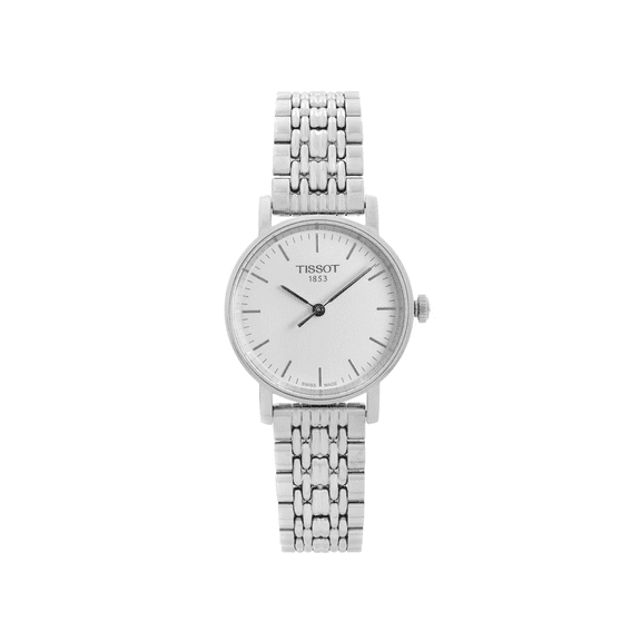 Tissot Women's Everytime T109.210.11.031.00 Silver Stainless-Steel Swiss Quartz Fashion Watch