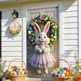 thumbnail image 6 of Honmine Festival Door Cover, Holiday Printed Door Curtain, Easter Themed Wall Hanging, Seasonal Front Door Decor, Party Decoration Door Banner, 6 of 6