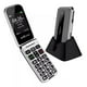 thumbnail image 2 of Teléfono Para Ancianos Flip 4g 3g, Teléfono Celular Senior, Con Teclado Grande, Con Sos, Con Cámara, Con Linteara, Pantalla De 2,4 Pulgadas, Gris, 2 of 6