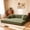 78.7" Boucle Moss Green, variant on Timbernest 78.7" Convertible Sleeper Sofa Bed, Corduroy Boneless Sofa with 2 Pillows, Floor Sofa Lounge Couch for Living Room, Light Gray