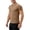 Khaki, variant on Men Tshirts V Neck , Men Clothing , Performance Running Crew Neck Athletic Workout Top Short Sleeve Sport Shirt Wicking Breathable for Men