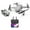 White, variant on White Drone With 1080P Hd Fpv Camera, Altitude Hold, Headless Mode, Wifi Transmission, 4Ch Remote Control, Foldable Design And Led Lights For Kids Adults Aerial Photography, 4.92 X 3.19 X