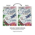 thumbnail image 5 of Evergreen Faith be Bigger than Fear Garden Linen Flag- 12.5 x 18 Inches Outdoor Decor for Homes and Gardens, 5 of 8