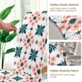 thumbnail image 5 of Yayeee 2 Pack Dining Chair Covers Stretch Parson Chairs Slipcovers Seat Protector, Flowers Geometric Pattern, 5 of 6