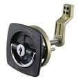thumbnail image 3 of Perko 0931DP1BLK Flush-Mount Locking Latch with Offset Cam Bar and Flexible Polymer Strike for 1-1/8" to 2" Mounting Hole - Black, 3 of 3