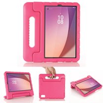 ELEHOLD Rugged Stand Case for Lenovo Tab M9 2023 Kids Friendly EVA Full Body Protective Handle Grip Kickstand Shockproof Case for Lenovo Tab M9 9",Rose