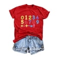 thumbnail image 3 of Gzbliryd Happy Easter Day T-Shirt Happy Bunny Eggs Plaid Printed T-Shirt Cute Rabbit Graphic T-Shirt for Teen Boys Summer Clothes for Girls (Red,5-6 Years), 3 of 3