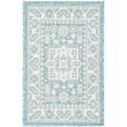 thumbnail image 2 of Rugs.com Outdoor Aztec Collection Rug – 2' x 3' Aqua Flatweave Rug Perfect For Living Rooms, Large Dining Rooms, Open Floorplans, 2 of 6