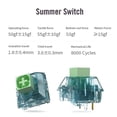 thumbnail image 5 of 10PCS Kailh Box Keyboard Switches Custom Mechanical Keyboard Cherry MX 5 Pins Switch for Feker 75 G, 5 of 5