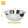 thumbnail image 5 of YBM Home Premium Stainless Steel Mixing Bowl, 6.5 inches - Silver, 5 of 7