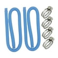 thumbnail image 3 of Colaxi 2 Pieces Replacement Hose Pool Connection Hoses Accessory PVC 1.5M 1.25" Diameter with Clamps Professional Swimming Pool Hose Blue, 3 of 8