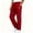 Red, variant on TKKCS Mens Baggy Straight Sweatpants Elastic Drawstring Waist Split Ankle Cuffs Casual Relaxed Fit Joggers with Side Pockets Black XL