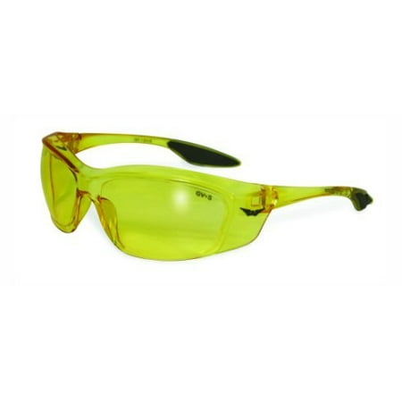 Forerunner Safety Glasses Clear, Smoke, Yellow Tint OR Flash Mirrored Lenses Basic Lens Color: Yellow Tint