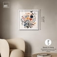 thumbnail image 5 of Garden of Threads I Shadowbox Print Floral Wall Decor by Art Remedy, White Frame, 24 x 24, 5 of 7