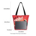 thumbnail image 4 of Kdxio Sushi Women Reusable Grocery Bags Foldable Ripstop,Reusable Shopping Bags for Shopping,Gym,Gift, 4 of 7