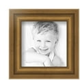 thumbnail image 2 of ArtToFrames 5" x 5" Muted Gold Glow Picture Frame, 5x5 inch Gold MDF Poster Frame (WOM-4680), 4 Pack, 2 of 7