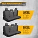 thumbnail image 4 of Funda de asiento trasero de piel sintética CAT, gris, impermeable, 4 of 9