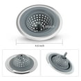 thumbnail image 5 of Gotega Kitchen Sink Strainer 2 Pack Silicone Sink Stopper for Kitchen Sink with Stainless Steel Edge 4.5'' Diameter Rim, 5 of 6