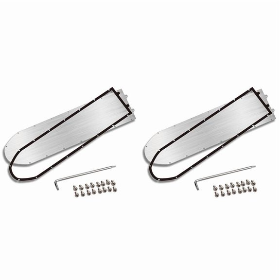 2X Cubierta Protectora Carcasa de Armadura de Chasis para MAX G30 Escudo de Chasis de Scooter Eléctrico Cubierta Inferior de la Batería de Scooter