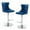 Blue, variant on Tcbosik Bar Stools Set of 2, Modern Swivel Bar Chairs, Adjustable Velvet Upholstered Barstools Counter Height with Tufted Backrest & Chrome Base for Bar, Kitchen Island, Dining Room, Khaki