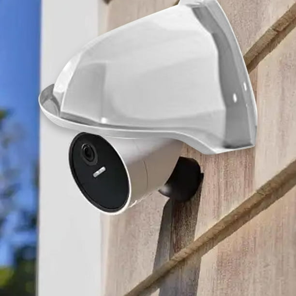 Cubierta para cámara de seguridad, cubierta para lluvia y sol, soporte de pared, techo protector multifuncional para cámara de seguridad exterior