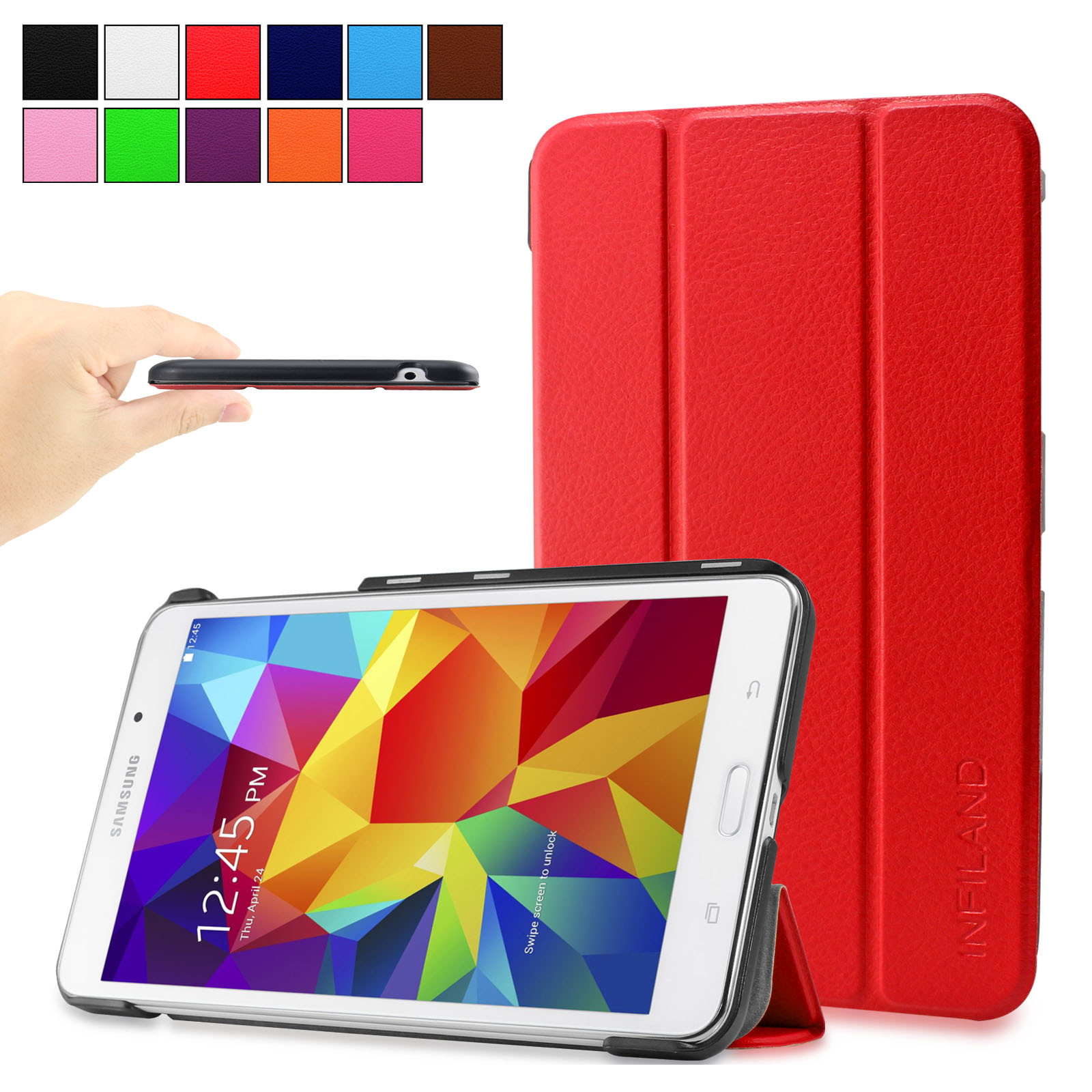 Infiland Ultra Smart Cover Case For Samsung Galaxy Tab 4 7.0 / Galaxy