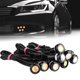 thumbnail image 3 of 10PCS versátil amarillo ámbar 9W LED Eagle Eye impermeable DRL señal de giro diurna, 3 of 8