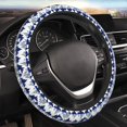 thumbnail image 5 of Salouo Cartoon Iceberg Polar Bear Print Elastic Car Steering Wheel Cover - 15'' Non-Slip Car Wheel Cover Protector - Universal Car Accessory for Diverse Cars, 5 of 6
