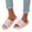 Pink, variant on Womens Cloud Slides Comfortable Non Slip Pillow Shower Shoes Soft Bathroom Beach Slippers